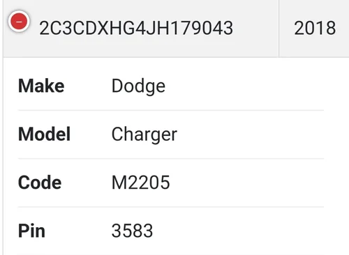 Imagen 2 del producto Servicio de cálculo de código pin y código de corte de llave Immo para Ram For Plymouth para Jeep for Eagle For Dodge For Chrysler hasta 2018