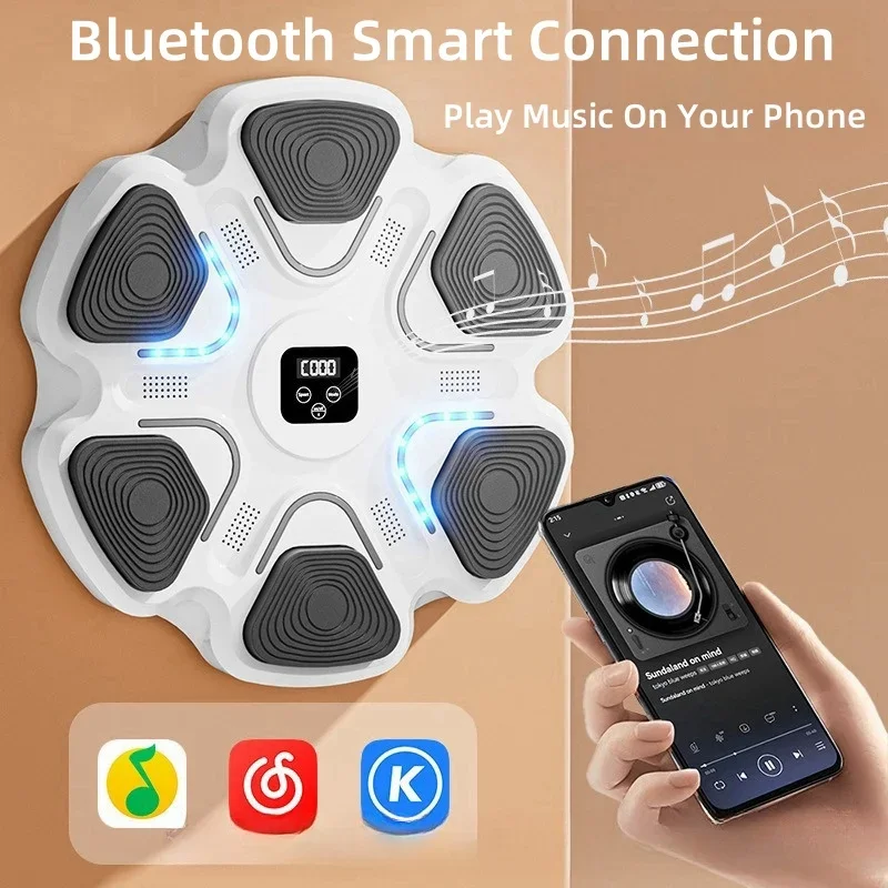 Smart Music Boxing Machine Wall Target Children Home Electronic Reaction Target Boxing Sports Training Equipment Decompression