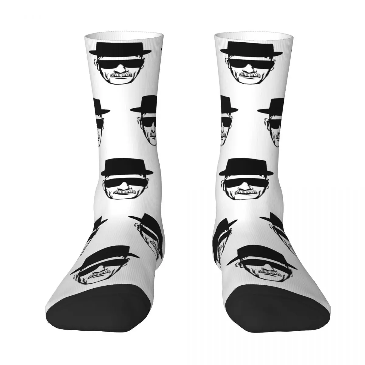 Breaking Bad Stockings Men's head Socks Medium Soft Fashion Socks Winter Skateboard Anti Slip Design Socks Gift