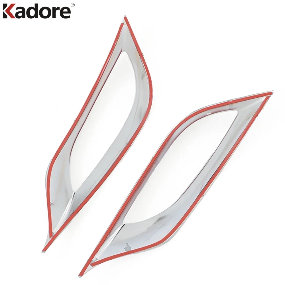 For Hyundai Sonata i45 2011 2012 2013 2014 Chrome Car Front Fog Light Lamp Cover Trim Head Foglight Bezel Trims Accessories - view 6