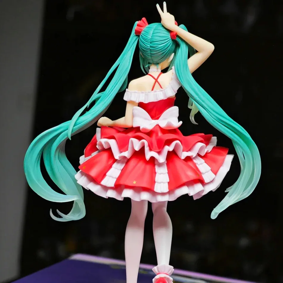 أنيمي جديد هاتسون ميكو الشكل شخصية صغيرة الحلي كاواي الوردي الأخضر هاتسون الجدول الديكور للمنزل الكبار لعبة طفل عيد ميلاد