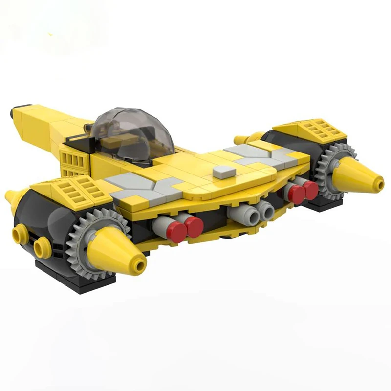 182 Uds. MOC Starfighter 08 bloques de construcción regalo de Navidad serie magistral para niños modelo de edición coleccionable