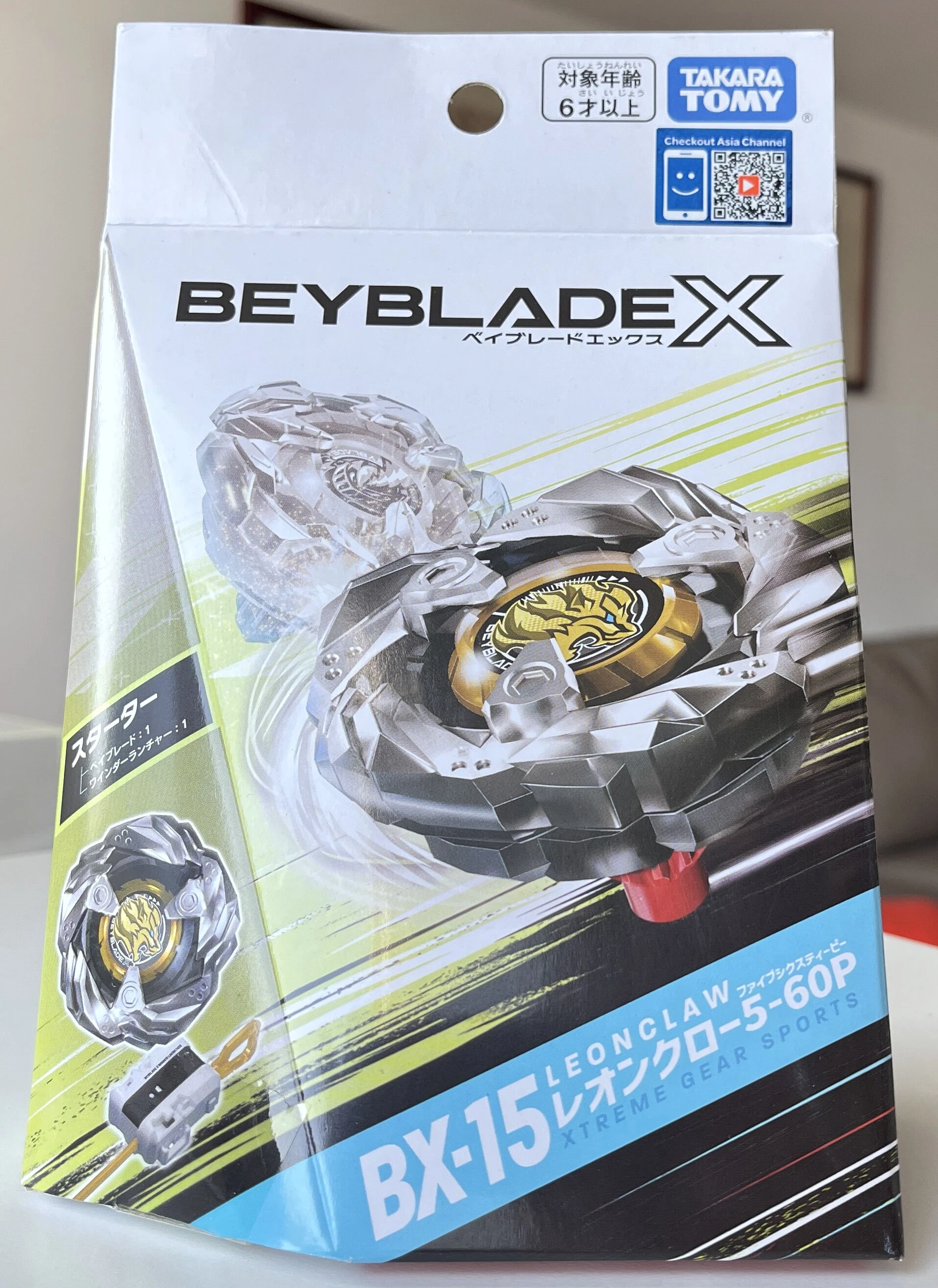 

BX-15 Takara Tomy BEYBLADE X Starter Leon Claw 5-60P Genuine Official