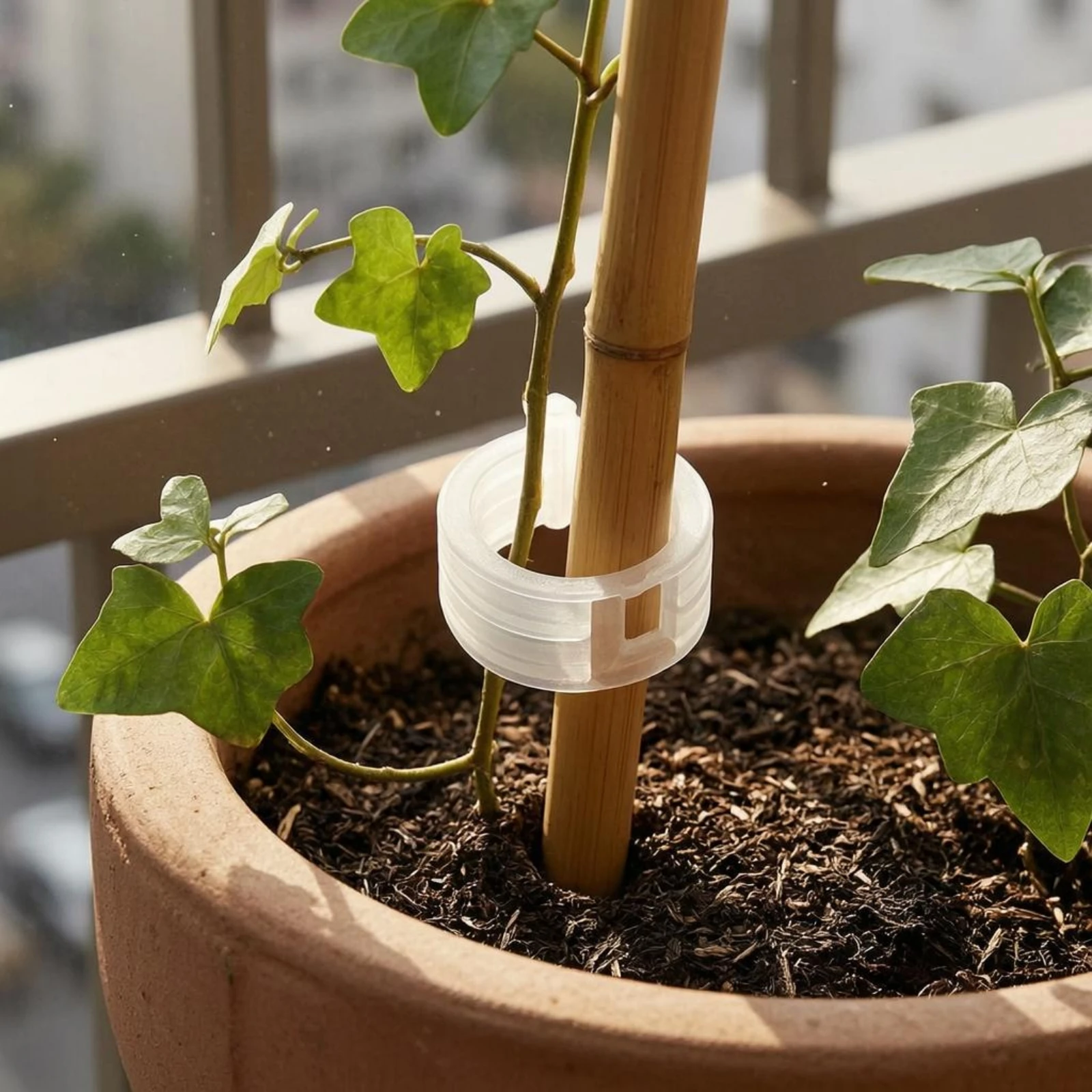 500 Pieces Plant Support Clip Transparent Vine Support Clip Easy to Use Smooth Surface for Greenhouse