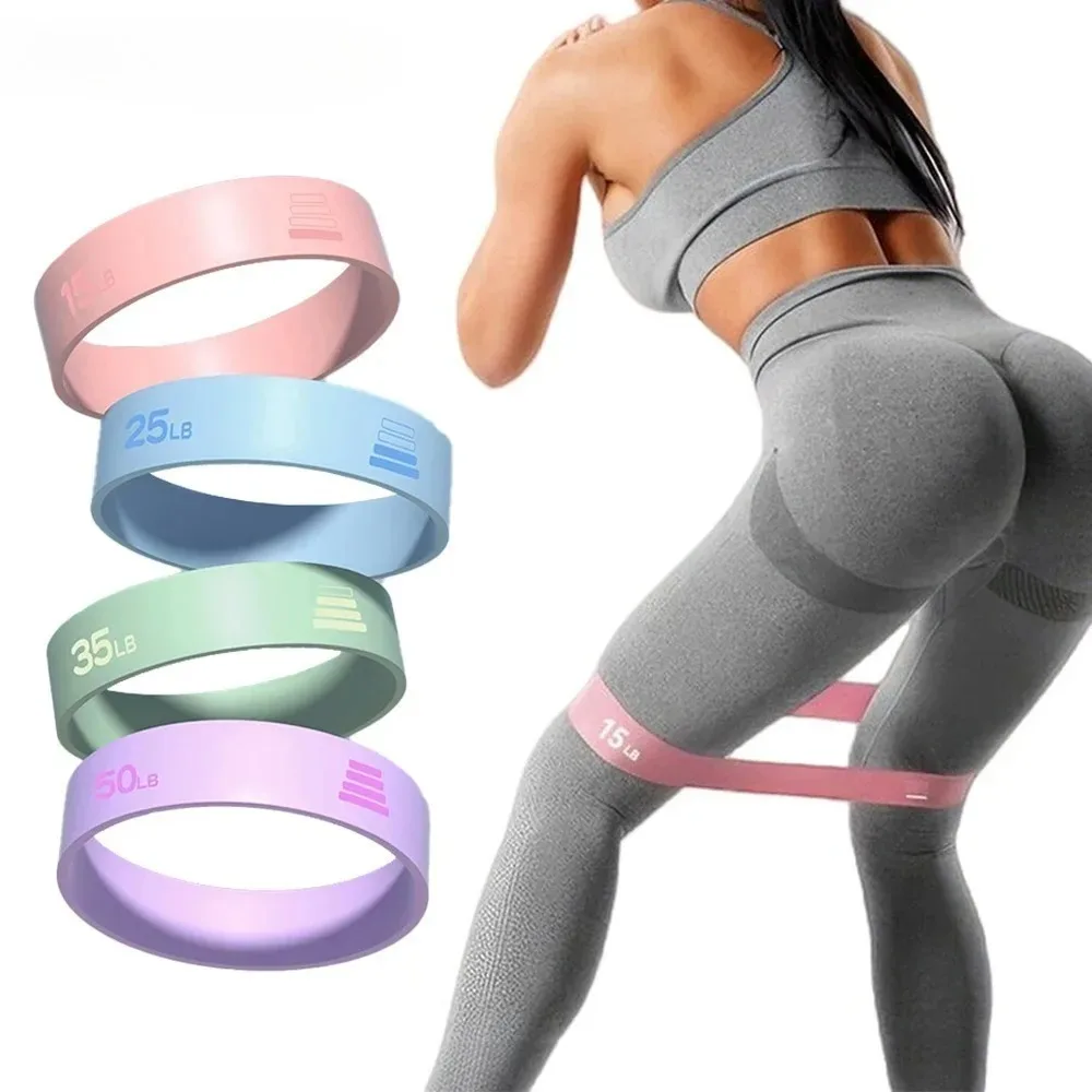 15LBS-50LBS Yoga Elastic Ring Different Level Elastic Yoga Band Stretch Strap Stretch Fitness Bands Home Exercise
