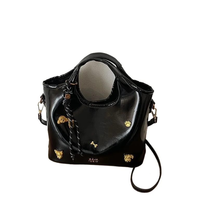 

Korean Version Hand Carry Fashion Vegetable Basket Bag Women's Handbag New Simple Shoulder Bag Niche Oblique Span Small Handbag