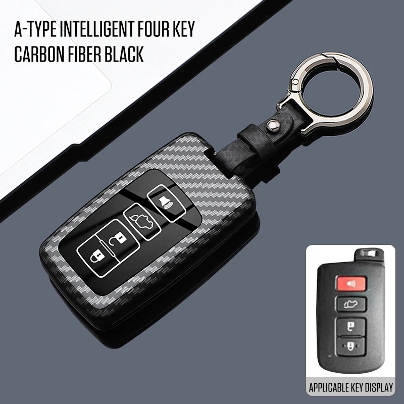 

Car Remote Key Case Cover Shell Fob for Toyota Auris Camry RAV4 Avalon Yaris Verso 2013 2014 2015 2016 2017 2018 Accessories