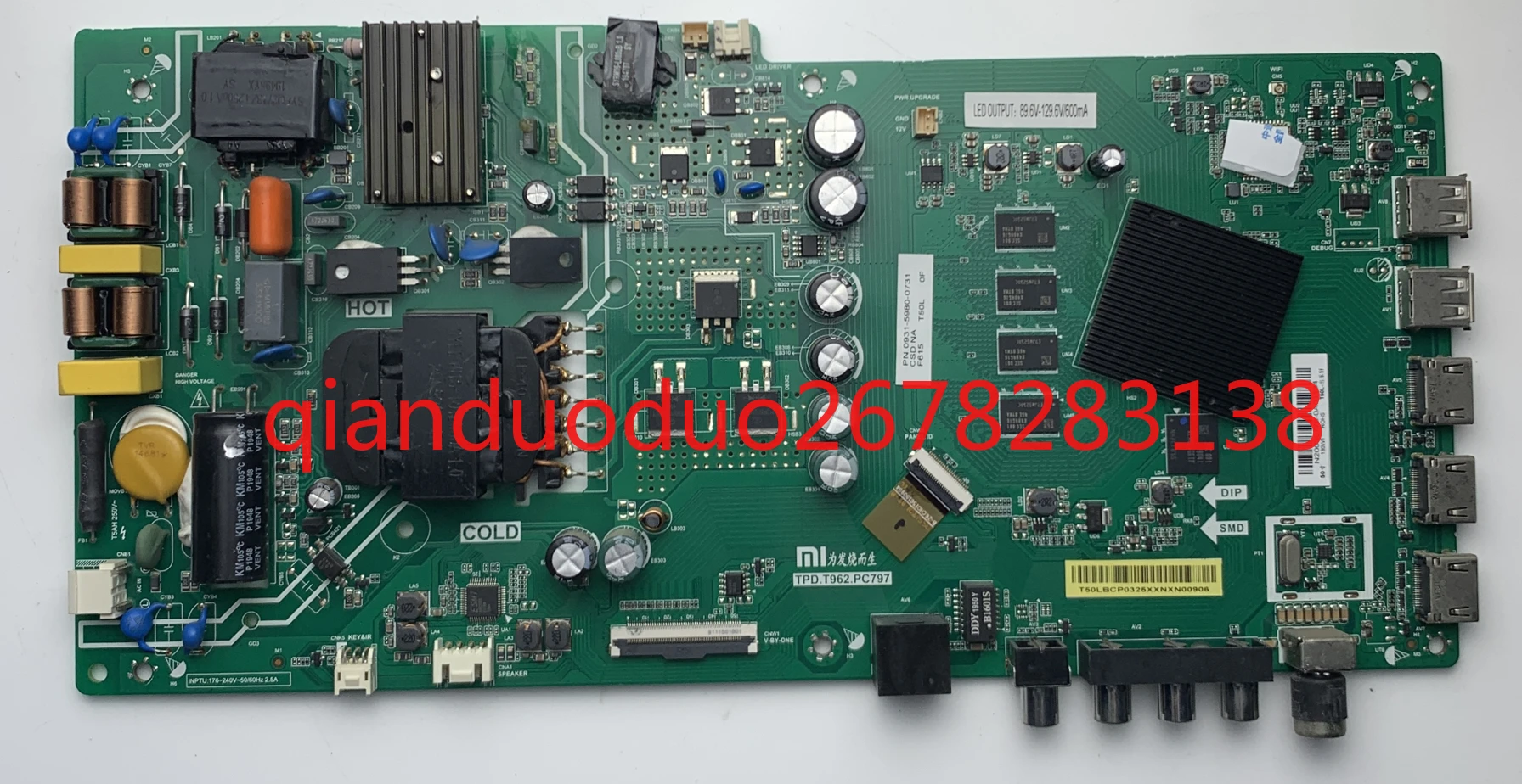 

Подходит для основной платы телевизора Xiaomi L50M5-5A L55M5-5S TPD. T962.PC797 экран ST5461D07-7