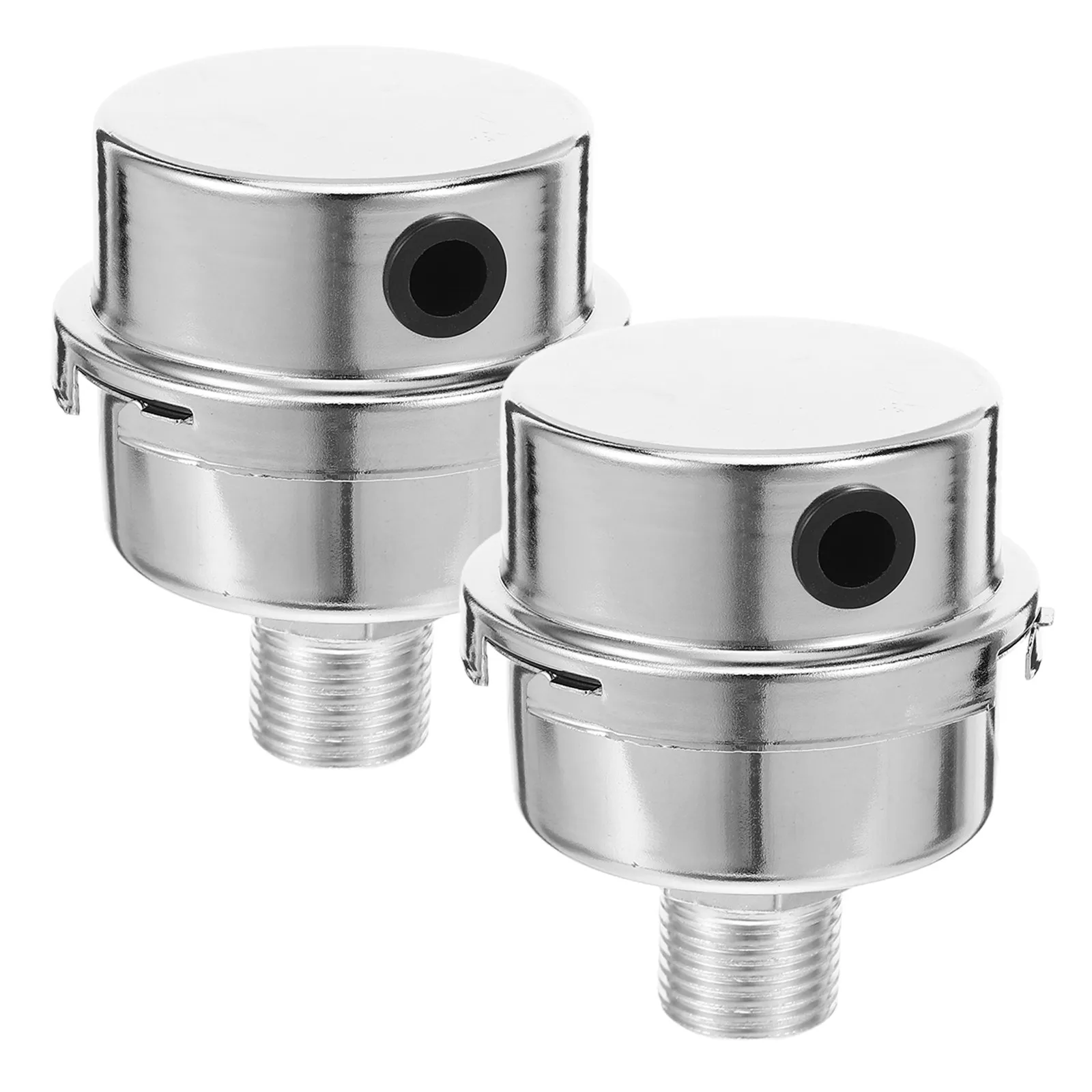 Air Compressor Intake Filter Muffler 2 Pack Threaded Noise Reducer Quiet Air Inlet Accessory for Generators