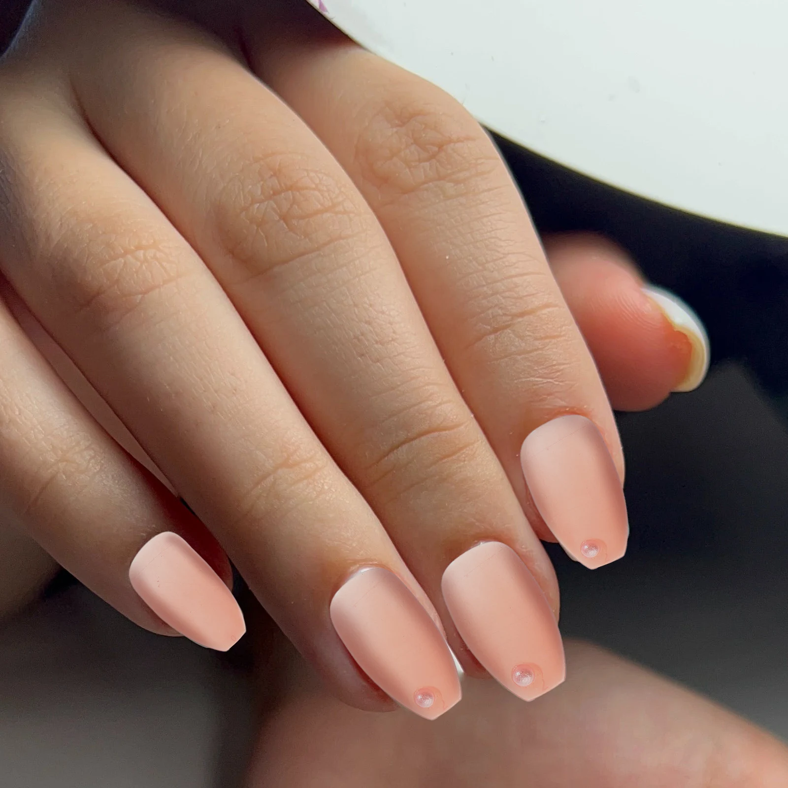 

24 Pcs False Nails Pink Ballerina Ballet Tips Long Fake Nails Artificial Glue On Nail Decals Full Cover Toenails Manicure Solid