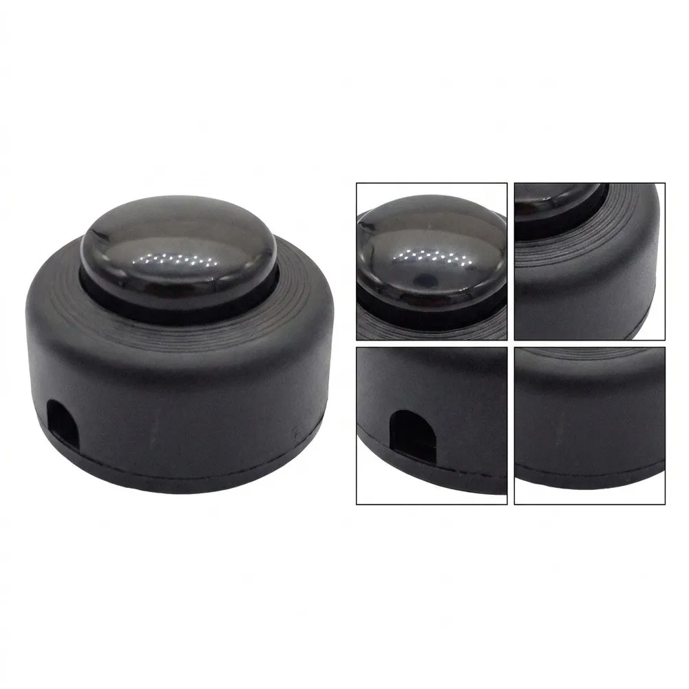 2Pcs Round Push Button Foot Switch 1A AC250V Hands Free On-Off Control Replacement For Floor Lamp Table Lamp Accessory Tool Part