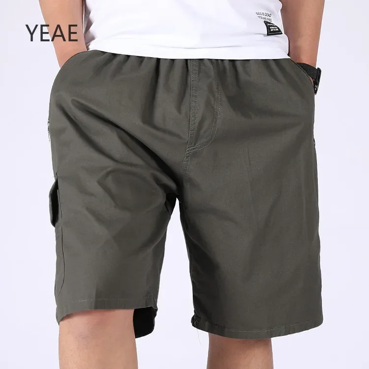 

Billy, свободные модные серые прямые шорты для спецодежды, лето 2025 г., повседневные эластичные шорты из чистого хлопка, мужские спортивные костюмы, брюки для бега