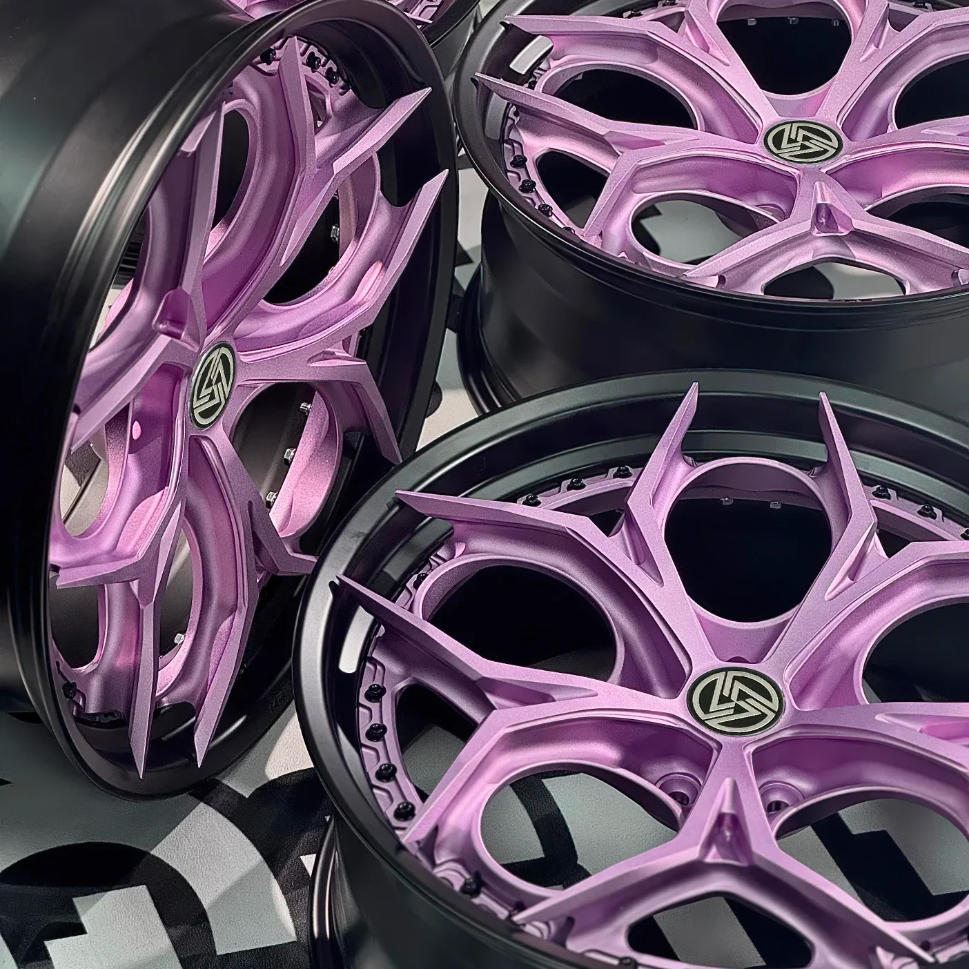 XL 2-piece Deep Dish Concave Forged Racing Car Wheel 5 x 114.3 5 x 120 5 x 112 Alloy Wheels 18 19 20 21 22 23 24 Inch Car Rim