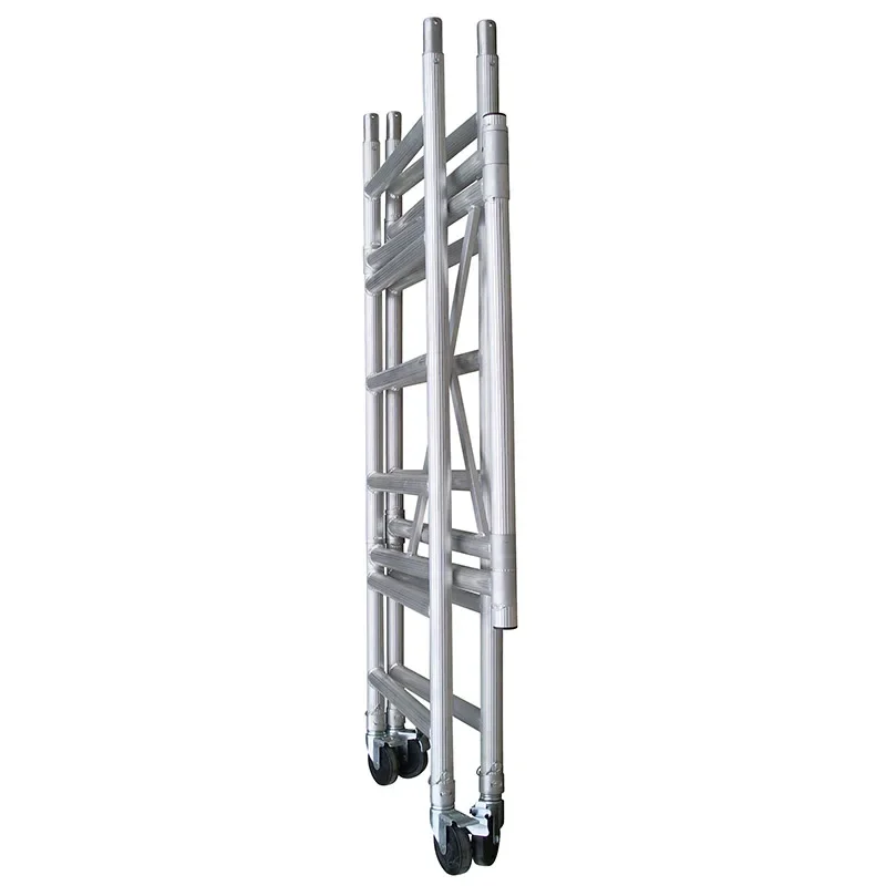 Aluminum alloy quick loading scaffold mobile portable engineering platform folding scaffold