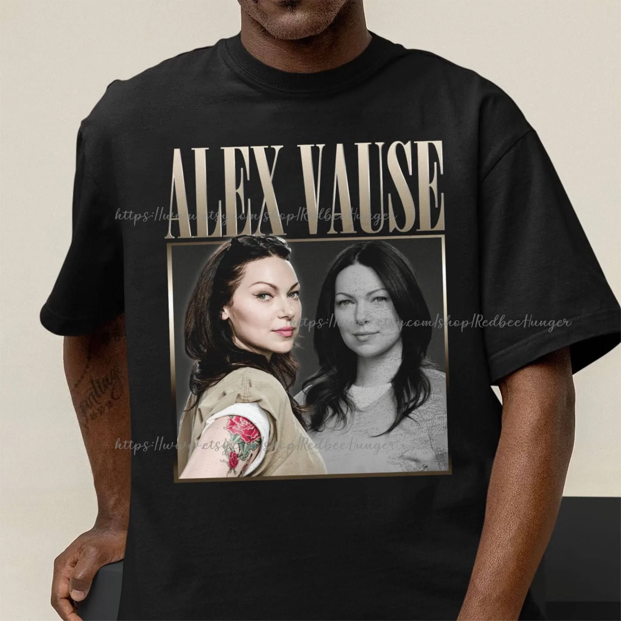 Винтажная футболка Alex Vause SweaT 90-х годов Laura Prepon Vintange