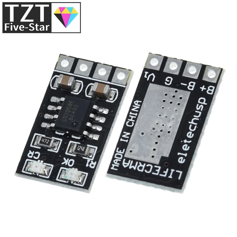 TZT Dedicated 3.2V LiFePO4 Battery Charger Module 3.6V 1A CV/ CC wtih Overvoltage Protection Automatic Recharge Low-Power