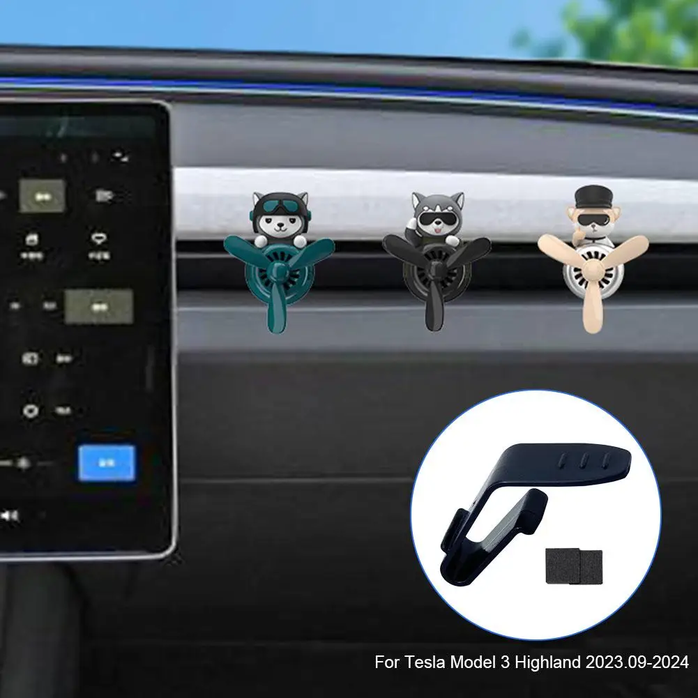 1 stks voor Tesla Highland 2024 Auto Luchtuitlaat Clip Airconditioning Luchtuitlaat Clip Auto-interieur Acce E8T7