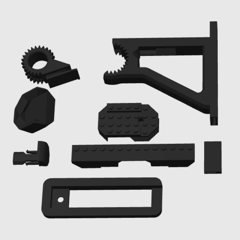 

BUILDLY DIY Building Block Wall Display Bracket Wall Mount Holder for LEGO Star Wars Luke Skywalker’s X-Wing Fighter 75301