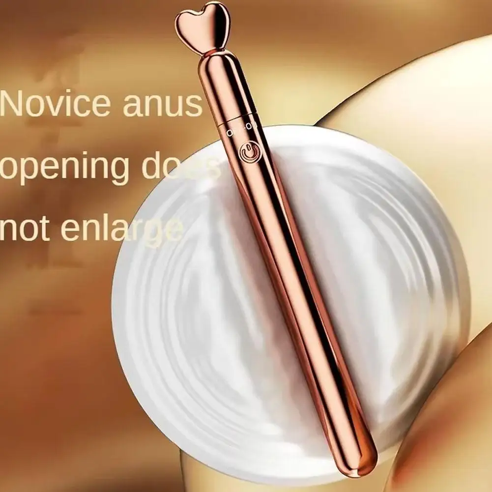 المرأة هزاز أنثى تهتز القلم عصا معدنية تدليك يهتز الاسترخاء الجسم القابلة لإعادة الشحن P2G9