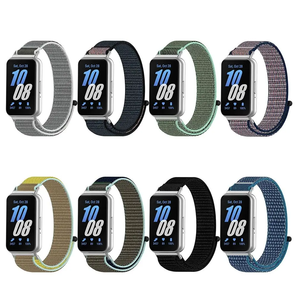 

New Nylon Nylon Loop Strap Replacement Braided Bracelet Adjustable Accessories Watchband for Samsung Galaxy Fit3