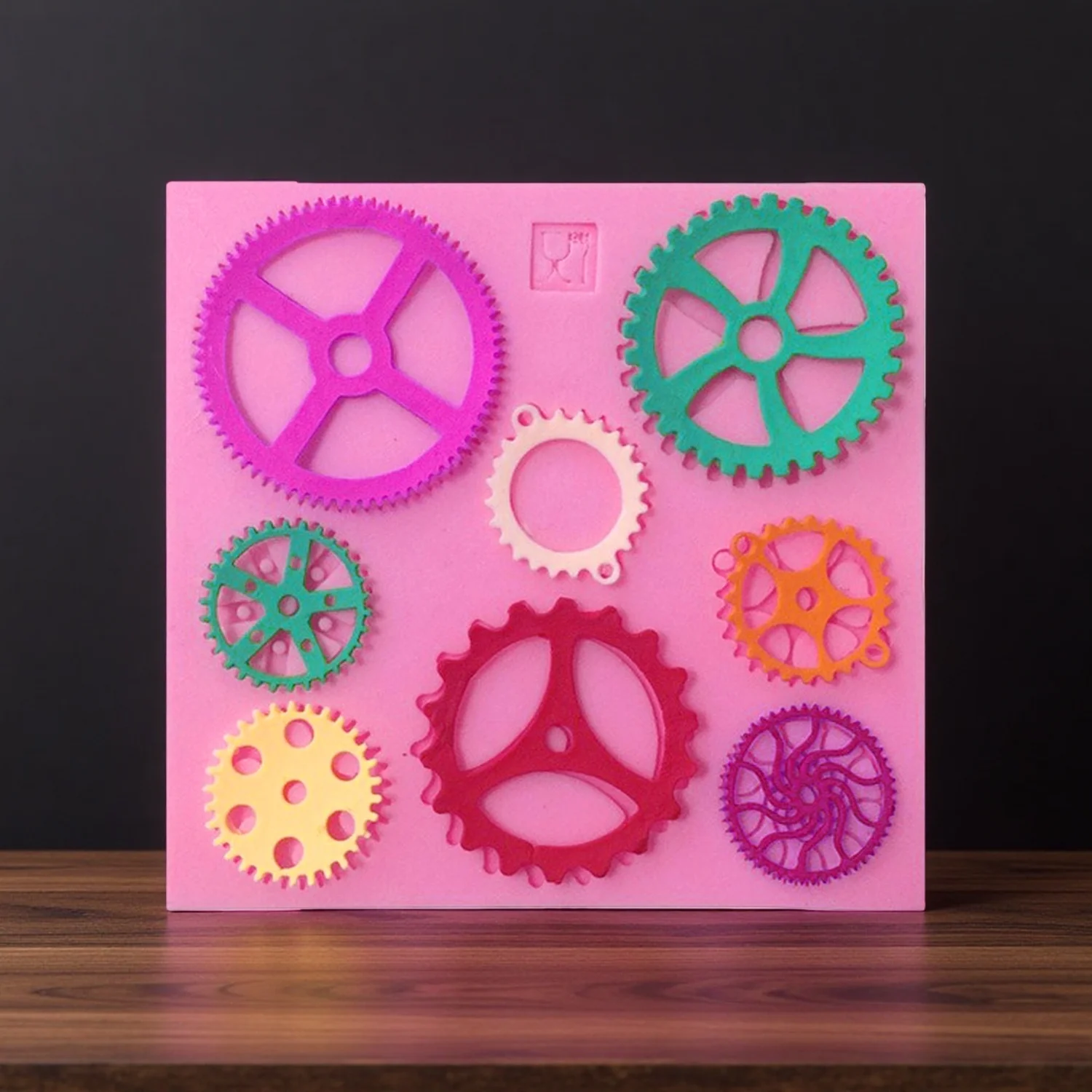 Lock Key Silicone Molds Fondant Chocolate Sugarcraft Clay Gear Mold DIY Cakes Dessert Gummy Candy Cupcakes