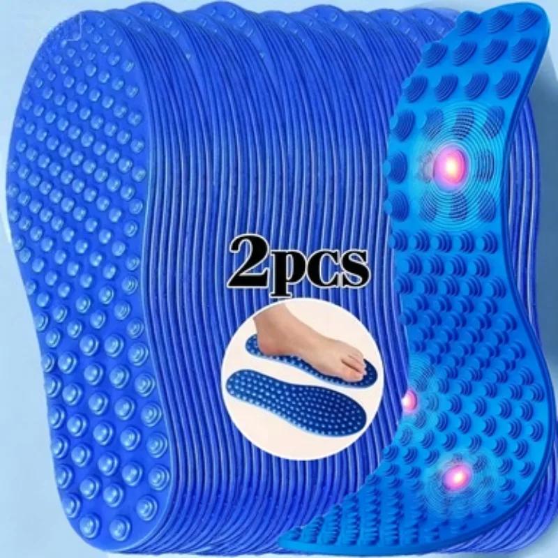 1 Pair Finger Pressure Board Massage Insole Relieve Foot Fatigue Shoes Insoles Men Woman Shoe Pads Soft Sports Casual Shoes Pad