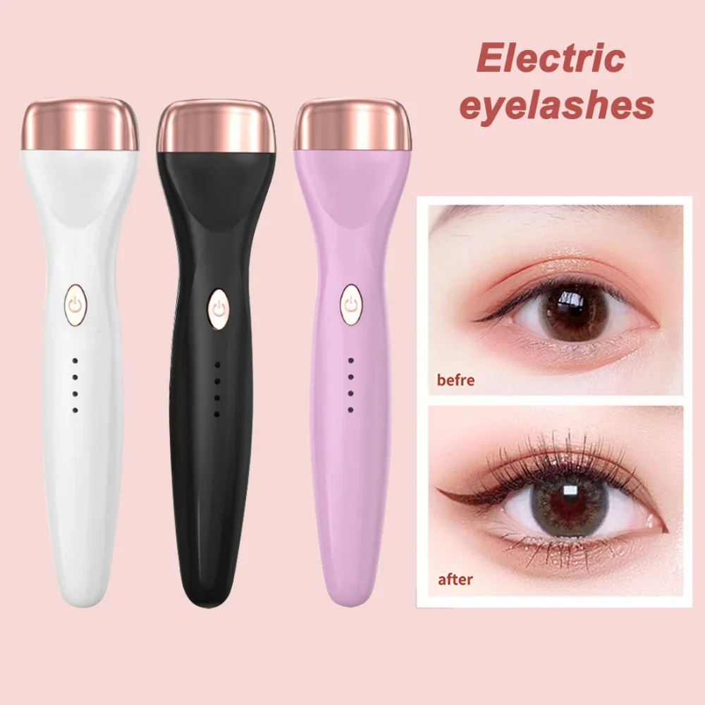 Tragbare 5D Heizung Curling Elektrische Wimpern Curler 3 Modi Dauerwelle Wimpern Curler Beheizte Wimpern Pfropfen Langlebig Make-Up-Tool