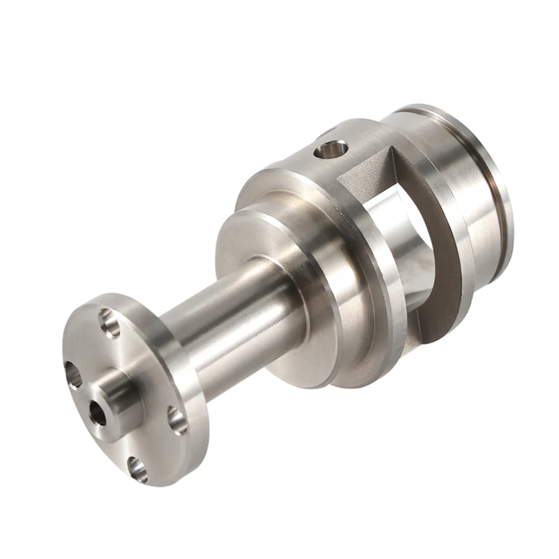 Custom CNC machined stainless steel precision mechanical multi-segment drive shaft