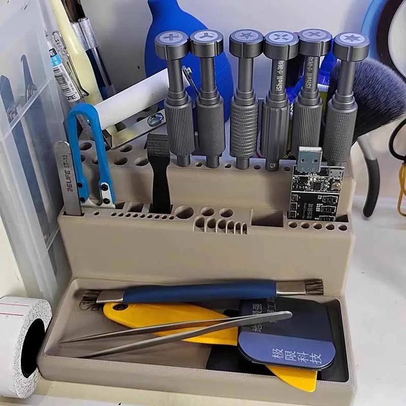 3D Printing Tool Organizer Desktop Tools Storage Multifunctional Garage Hardware Tools Organization Portable Tool Storages