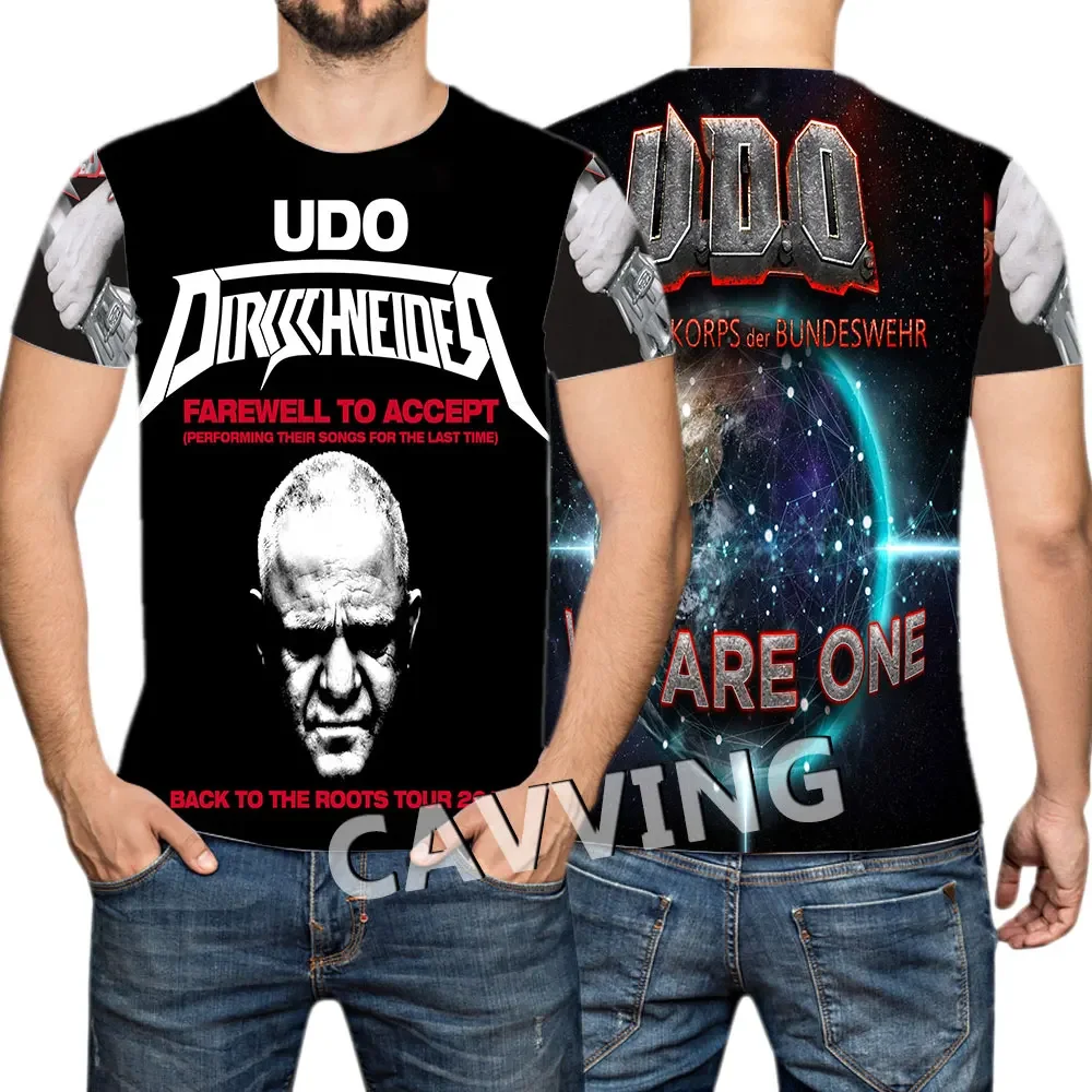 New Fashion Women/Men's 3D Print U.D.O Band Casual T-shirts Hip Hop Tshirts Harajuku Styles Tops Clothing  E1