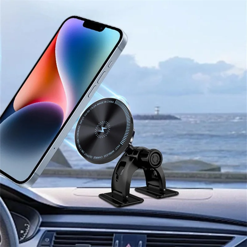 

Maxsafe Car Charging Cradle Car Wireless Cell Phone Holder For Magsafe iPhone 12 13 14 15 16 Dashboard Mount Charger Stand Base