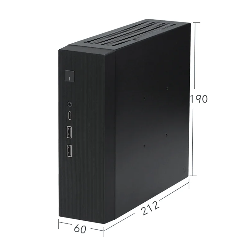 【Hot-Selling!】M09 HTPC Host Mini ITX Computer Chassis DC Power Supply Industrial Control Chassis Home Desktop Computer Case