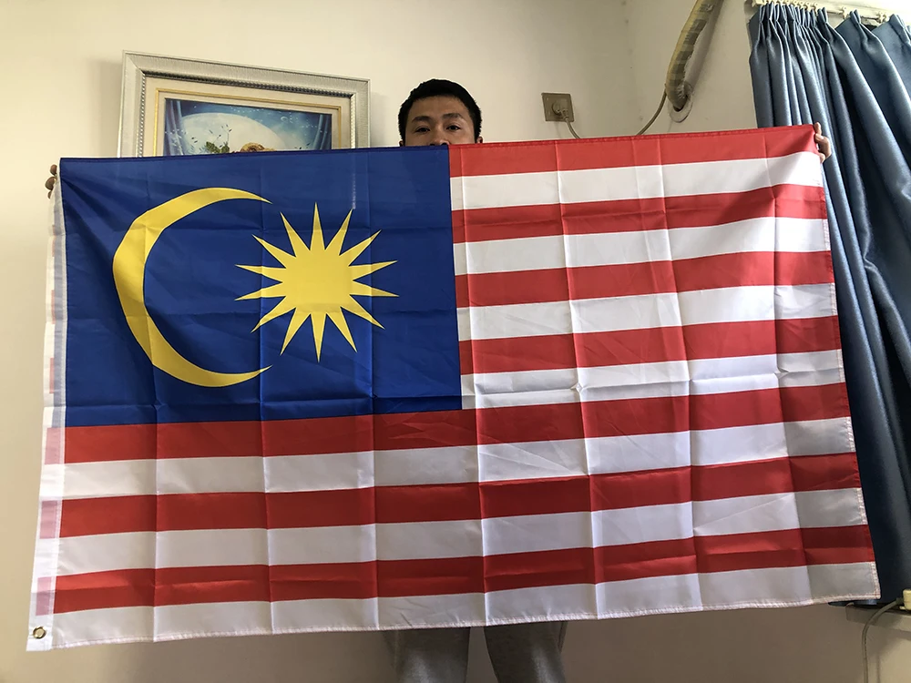 Bandera de Malasia 90x150 cm – Poliestireno decorativa Collection - imagen 3