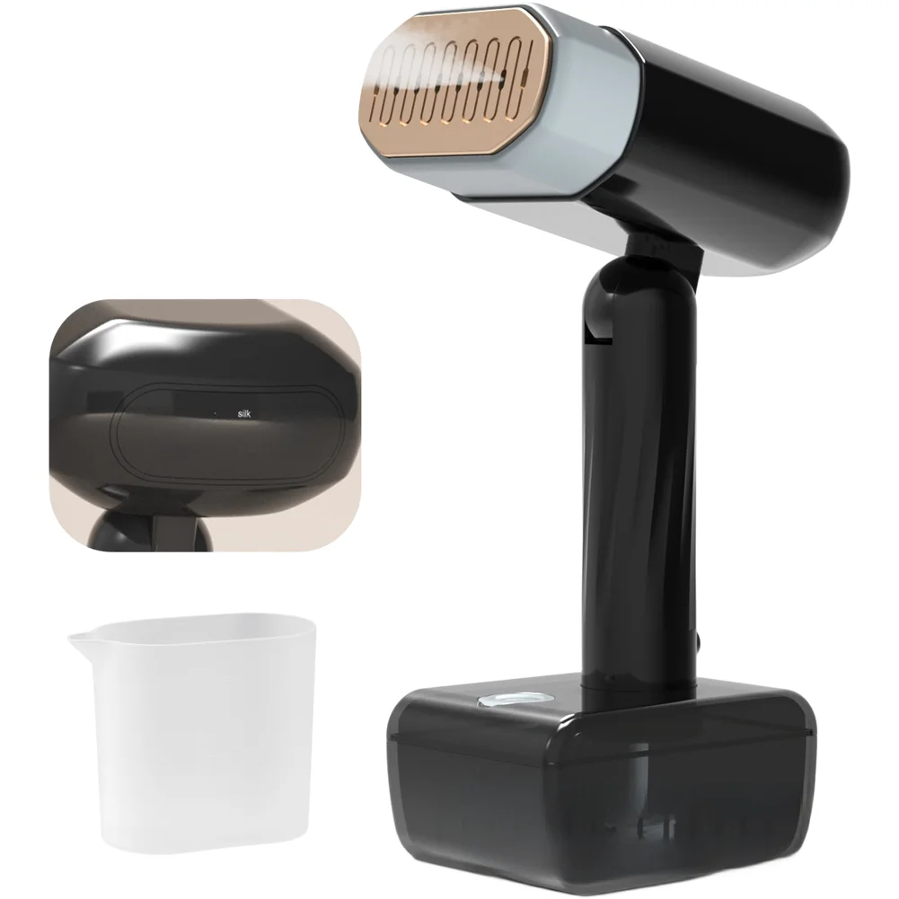 1200W Portable for steamer with Dual Dry Wet Use 5 Temperature Options and 330ml Water Tank for Efficient Wrinkle Removal