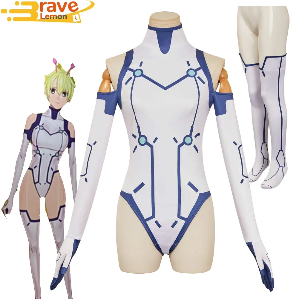 Travestimento Vemola Dandadan Costume Cosplay Anime Dan Dadan Evil Cos Eye Donna Tuta Calze Set Abiti Vestito da festa di Halloween