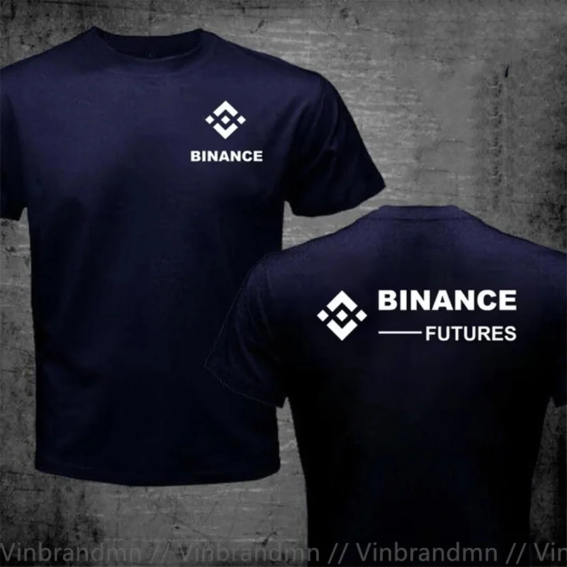 Crypto Binance T-shirt Harajuku Punk Cryptocurrency BNB Logo Men's T Shirts Men Tops Tees Bitcoin Blockchain T Shirt Male Tshirt