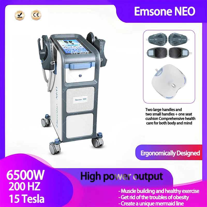 

Emsone NEO 6500W Muscle Stimulate Fat Removal RF Body Shaping Machine Abdominal Muscle Building Slimming