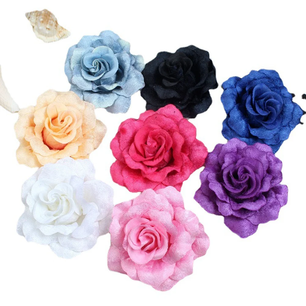 Bohemia Pioen Bloem Haarspelden Bruiloft Bruids Haarclips Voor Vrouwen Diy Simulatie Bloem Barrette Strand Haaraccessoires