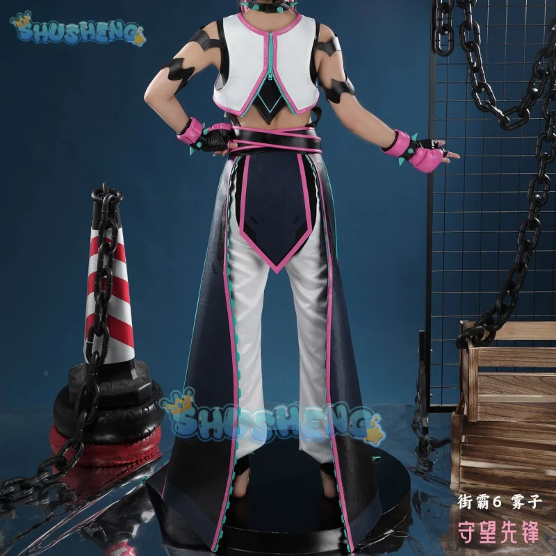 Overwatch Linkage Street Fighter 6 Kiriko Juri Cosplay Costume Uniform Halloween Carnival Party Christmas Play Role Clothing