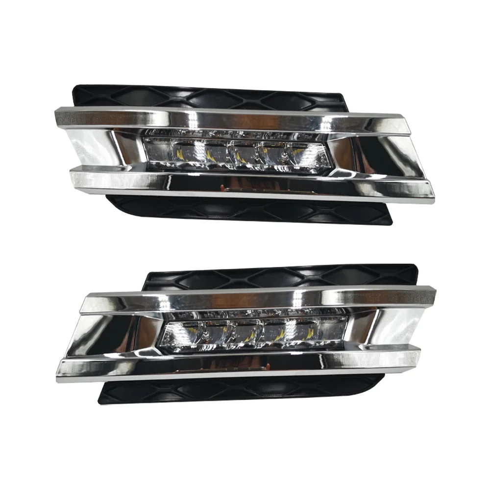 

Светодиодные дневные ходовые огни для Mercedes Benz X164 GL320 GL350 GL450 2006-2009 Водонепроницаемые ABS 12 В DRL Противотуманные фары Украшение