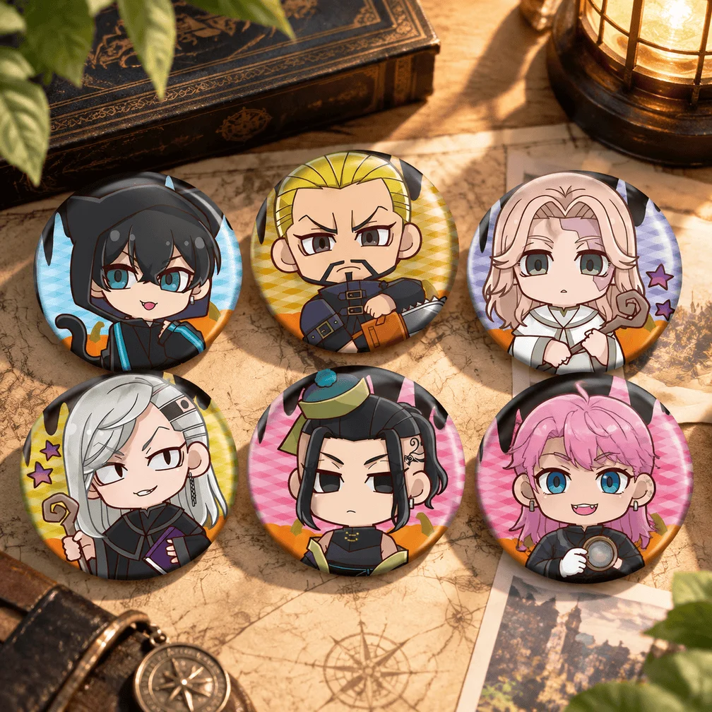 Anime Tokyo Revengers Badge Brooch Pins, HD Printed Manga Figure Buttons, Bag Hat Jewelry Accessories, Fans Gifts keychain