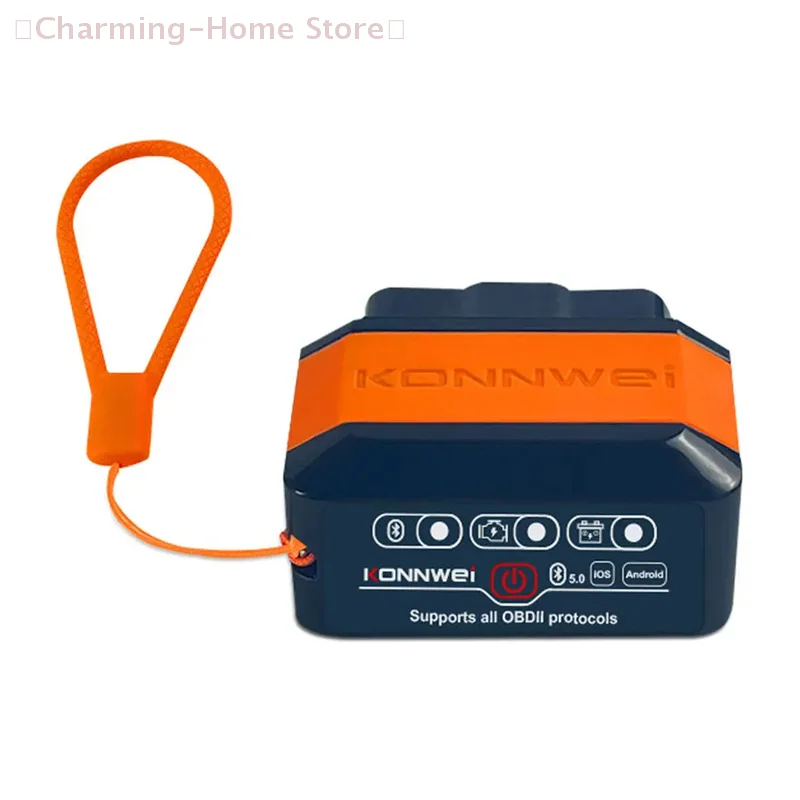 

【M】KW905 ELM327 V1.5 OBD2 Scanners Bluetooth 5.0 For Android/IOS ELM 327 OBD 2 Car Diagnostic Tool Code Reader