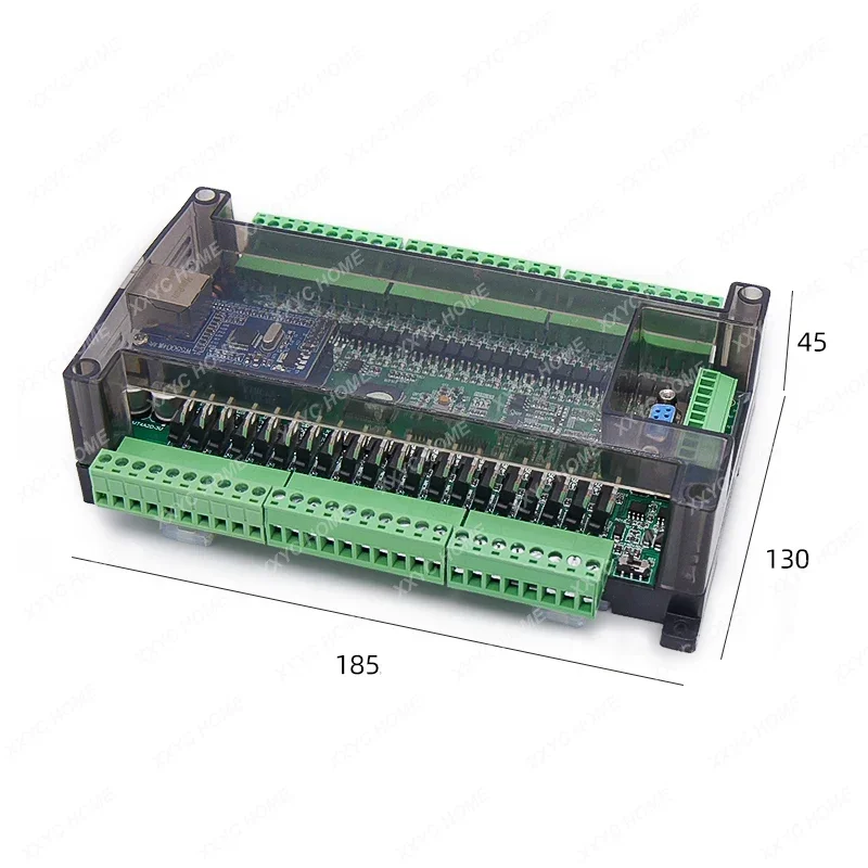 Ethernet Industrial Control Board Fx3u48 Point Compatible FX3U with Analog Clock Programmable Controller