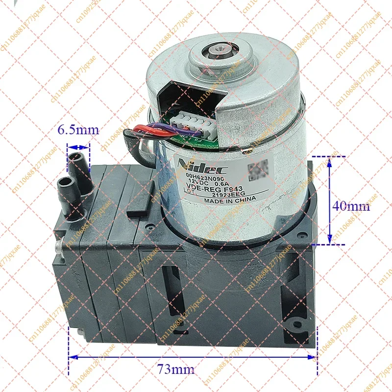 DC 12V Brushless Micro Diaphragm Vacuum Pump -80KPa Negative Pressure Suction Pump