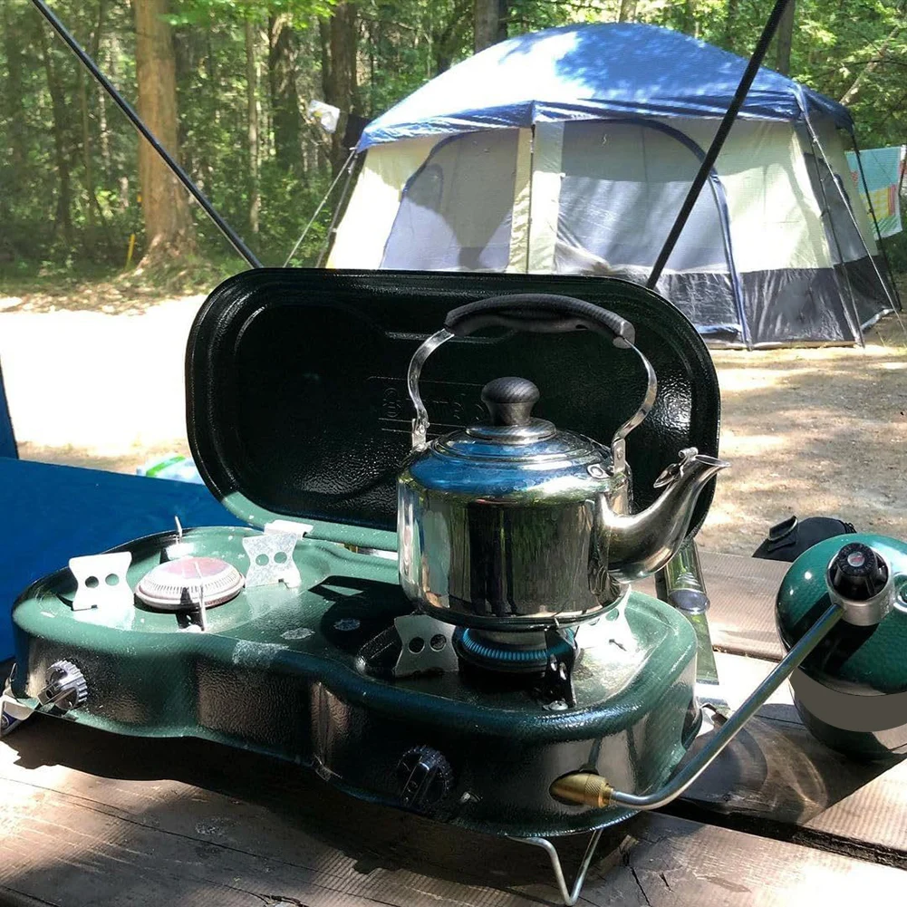 5430 Propane Pressure Regulator for Coleman Camping Stoves and Grills 15 PSI Gas Flow Control with Brass Fittings