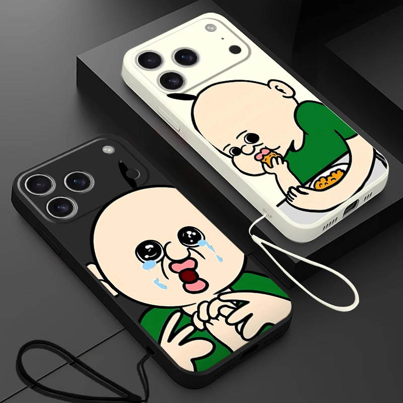 Funda de teléfono suave para Apple iPhone XS XR 11 12 13 Pro Max 17 Air 16e 7 8 16 14 15 Plus lindo Bangbang Yuzhi