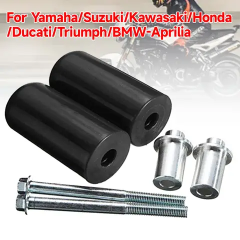 Universal  Motorcycle Anti-Skid Rubber Slider Protection Device For Yamaha Suzuki Honda Kawasaki  Victory Motorcycle Accessories