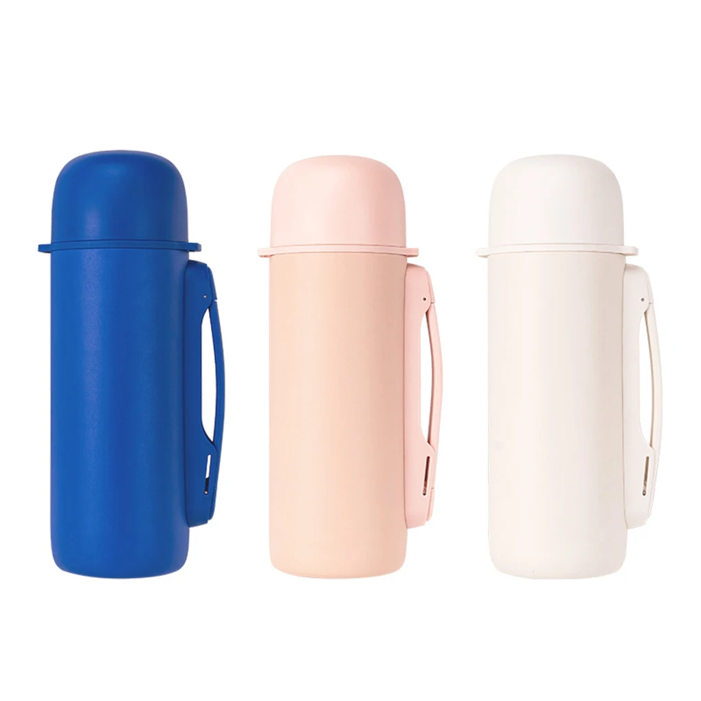 Vacuum Flask Water Bottle Press Button Coffee Mug Gift Travel Business