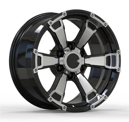 

New Aluminum Alloy Forged Wheel Hub with Mesh Design Brushed Finish 4 Pieces for 4x4 Vehicles and Universal Fitment