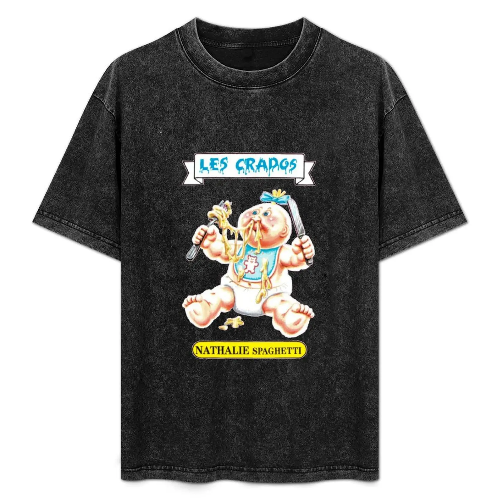 

The Crados - Nathalie SPAGHETTI T-Shirt plus size tops luxury designer heavy weight t shirts for men